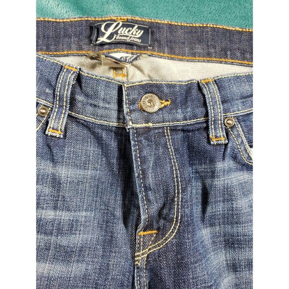 Lucky Brand Jeans Size 14 Womens Blue Stretch Pants Mid Rise Zoe Straight USA - Picture 6 of 13